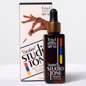 Vacation Studio Tone SPF 50 Bronzing Drops For Face - Brand New In Box